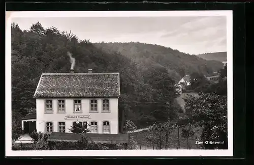 AK Schalksmühle, Gasthaus zum Grünental von Willi vom Brocke
