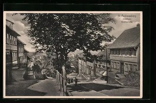 AK St. Andreasberg, Blick in die Breitestrasse