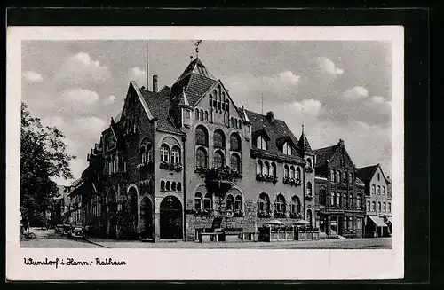 AK Wunstorf i. Hann., Rathaus