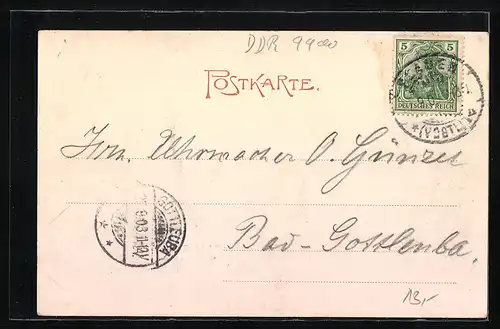 AK Plauen i. V., Markt und Rathaus