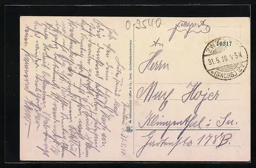 AK Zwickau, Kaserne des 9. Kgl. Sächs. Inf.-Reg. 133