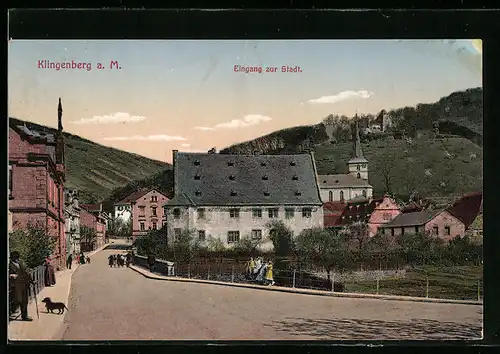 AK Klingenberg a. M., Eingang zur Stadt