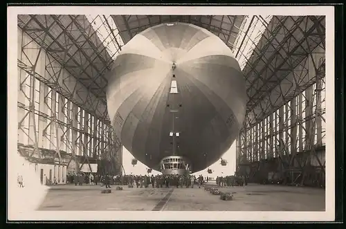 AK Einbringen des Luftschiff Graf Zeppelin