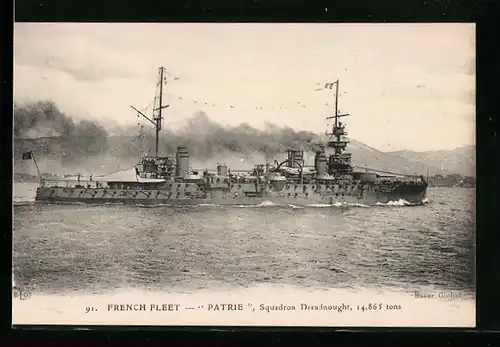 AK French Fleet, Kriegsschiff Patrie, Squadron Dreadnought