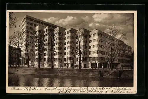 AK Berlin-Tiergarten, Blick auf das Shellhaus, Bauhaus
