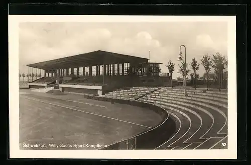 AK Schweinfurt, Willy-Sachs-Sport-Kampfbahn, Stadion