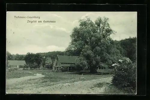 AK Tiefensee-Leuenberg, Ziegelei am Gamensee