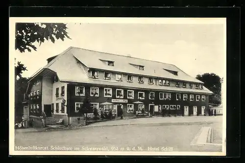 AK Schluchsee, Ansicht vom Hotel Schiff