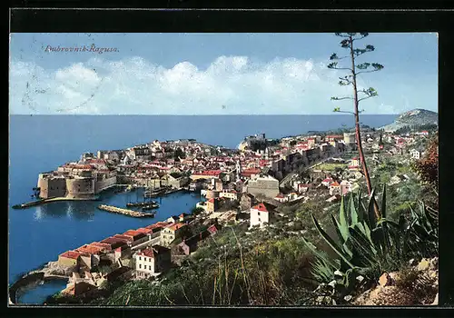 AK Ragusa, Blick auf den Ort