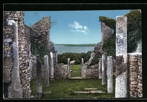 AK Insel Brioni /Adria, Inneres der Basilika Santa Madonna