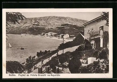 AK Baska, Pogled sa Hotela Grandic na Kupaliste
