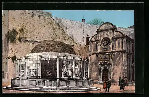 AK Ragusa / Dubrovnik, Fontaine d`Onofrio / Onofrijeva cesma