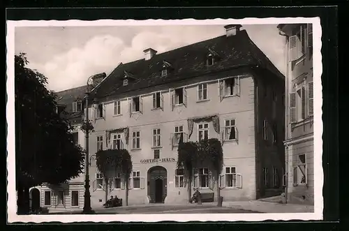 AK Marienbad, Blick zum Goethehaus