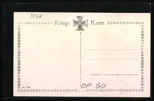 AK Eydtkuhnen, Zerstörte Strasse