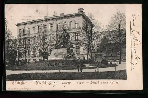 AK Helsingfors, Lönroth-statyn