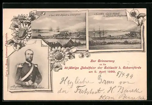 AK Eckernförde, Erinnerung an 50 jährige Jubelfeier der Schlacht 1899