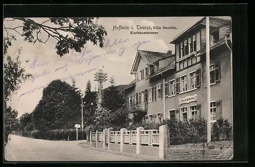 AK Hofheim i. Taunus, Villa Sanitas in der Kurhausstrasse