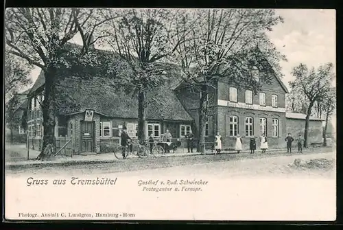 AK Tremsbüttel, Gasthof v. Rud. Schwiecker