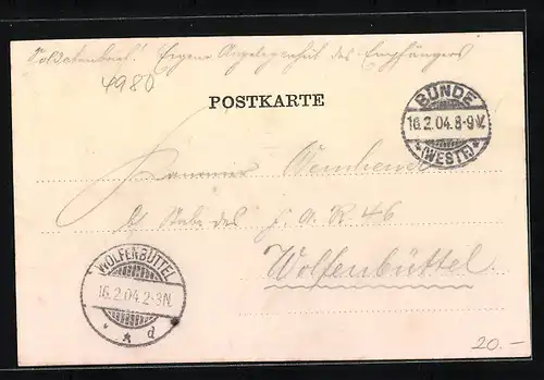 AK Bünde, Partie in der Eschstrasse