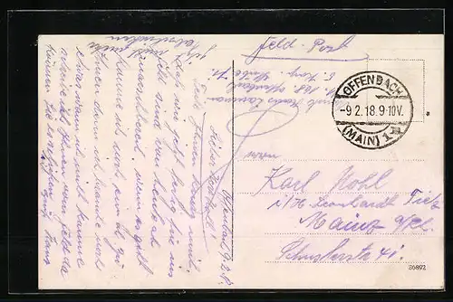 AK Darmstadt, Strassenbahn am Ernst-Ludwig-Platz