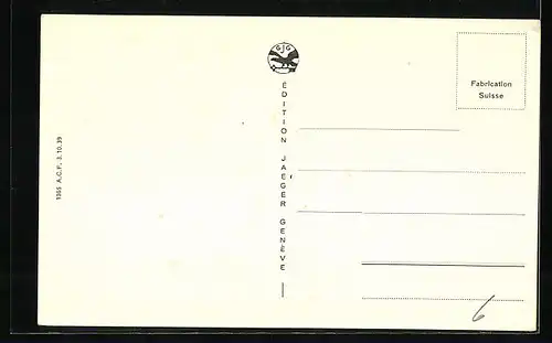 AK Genève, Pont du Mont-Blanc, Strassenbahn