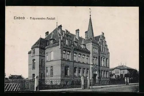 AK Einbeck, Präparanden-Anstalt mit Strasse