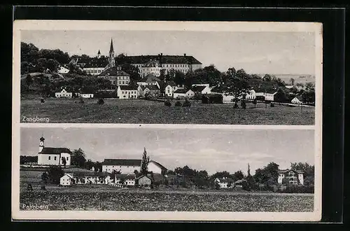 AK Zangberg, Ortsansichten Zangberg und Palmberg