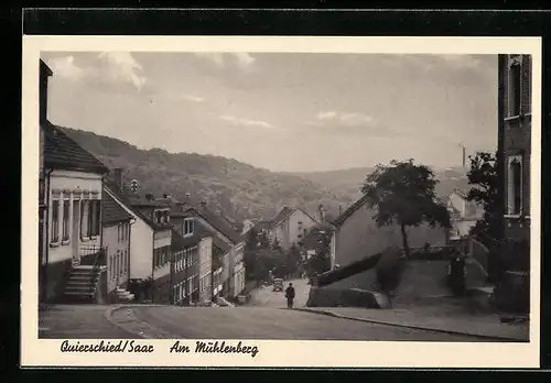 AK Quierschied, Strassenpartie am Mühlenberg