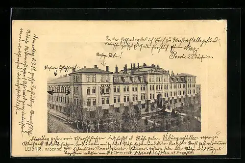 AK Leisnig, Blick auf die Kaserne