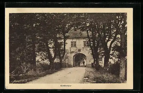 AK Wilhelmshaven, Burg Knyphausen, Eingangstor
