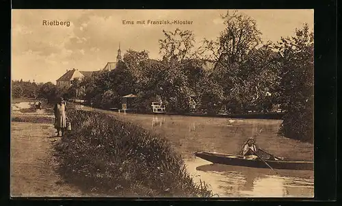AK Rietberg, Ems mit Franzisk.-Kloster