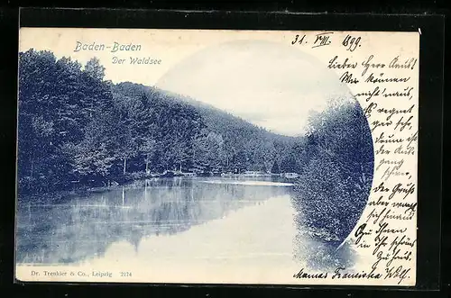 AK Baden-Baden, Der Waldsee