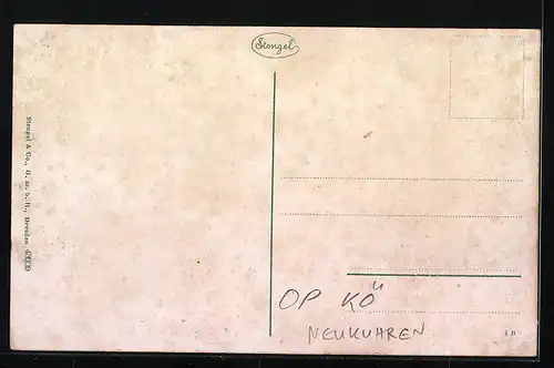 AK Neukuhren, Partie am historischen Birnenbaum