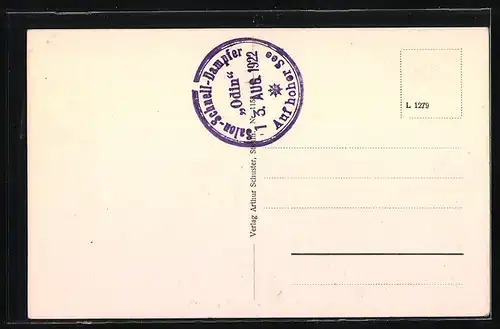 AK Salonschnelldampfer Odin in Fahrt