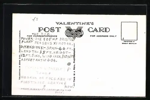 AK Flugzeug Blackburn Roc Fleet Air Arm Fighter