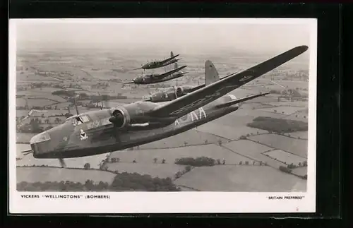 AK Vickers Wellingtons Bombers, Flugzeug