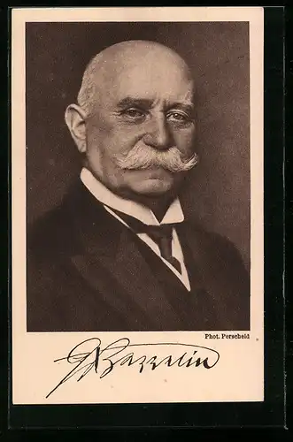 AK Portrait Graf Zeppelin, Reichsausschuss für die Zeppelin-Eckener-Spende