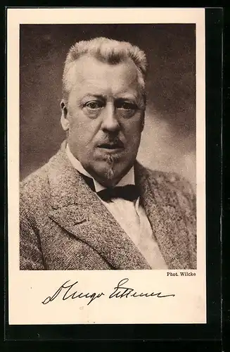 AK Portrait Hugo Eckener, Reichsausschuss für die Zeppelin-Eckener-Spende