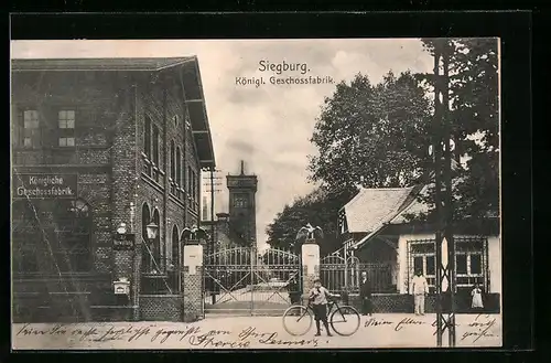 AK Siegburg, Königliche Geschossfabrik