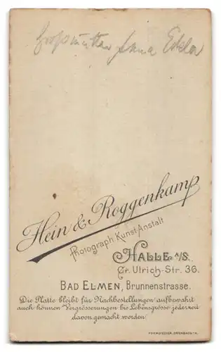 Fotografie Hein & Roggenkamp, Halle / Saale, Frau Anna Eckla