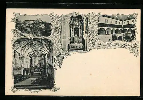 AK Freising, Domberg, Kircheninneres, Altar