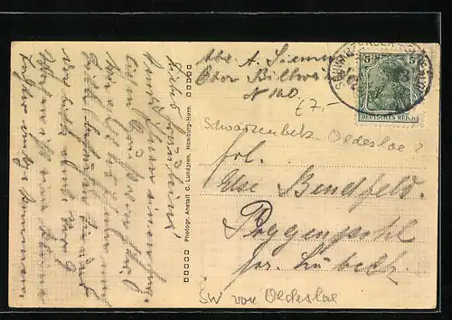 AK Rohlfshagen, Gasthaus Kupfermühle