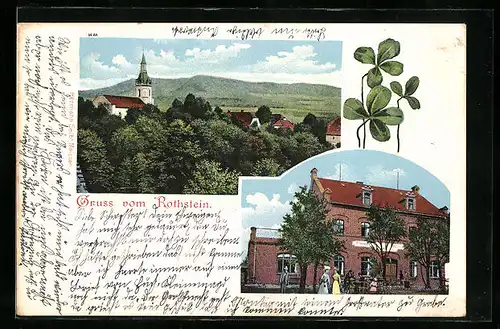 AK Rothstein, Ortspartie mit Kirche