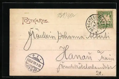 AK Berchtesgaden, Partie im Bräustübl