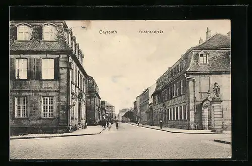 AK Bayreuth, Partie aus der Friedrichstrasse