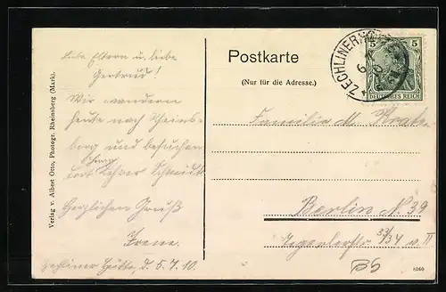 AK Zechliner Hütte, Totalansicht vom Berg aus