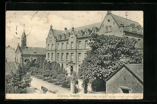 AK Siegburg, Ansicht des Hospitals