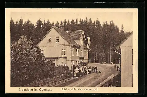 AK Braunlage im Oberharz, Hotel und Pension Jermerstein