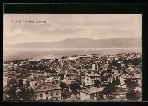 AK Fiume, Veduta generale