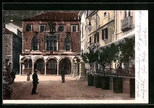 AK Ragusa / Dubrovnik, Venezianischer Palast jetzt Zollamt